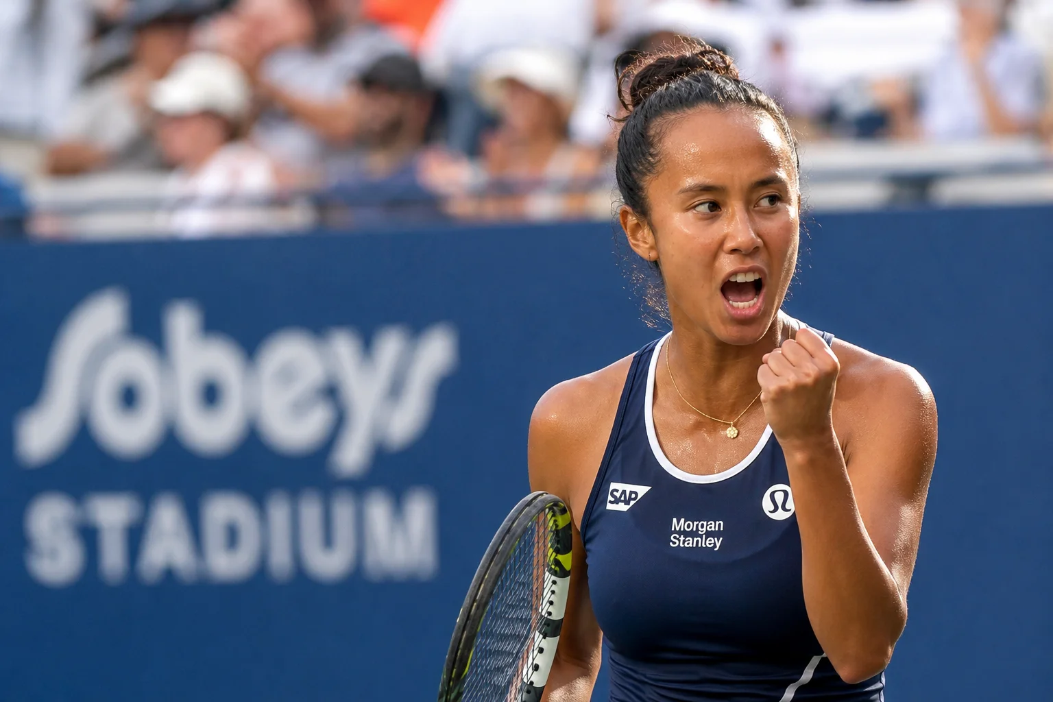 Canada's Last Hope at Her Home Tournament Just Beat a Top-5 Player